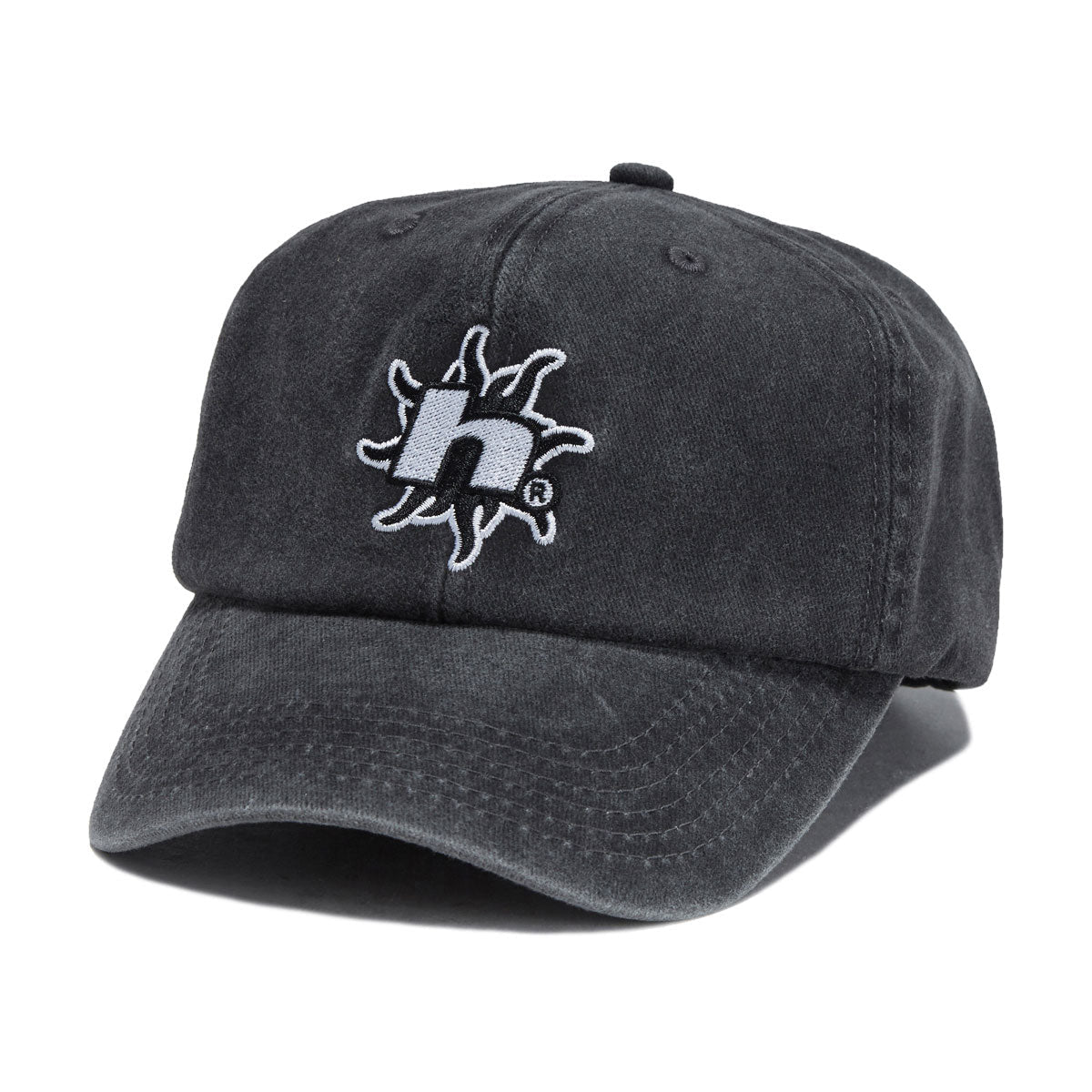 HUF Sol Denim 6 Panel CV Washed Hat - Washed Black image 1