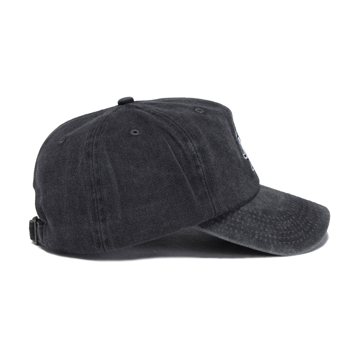HUF Sol Denim 6 Panel CV Washed Hat - Washed Black image 4