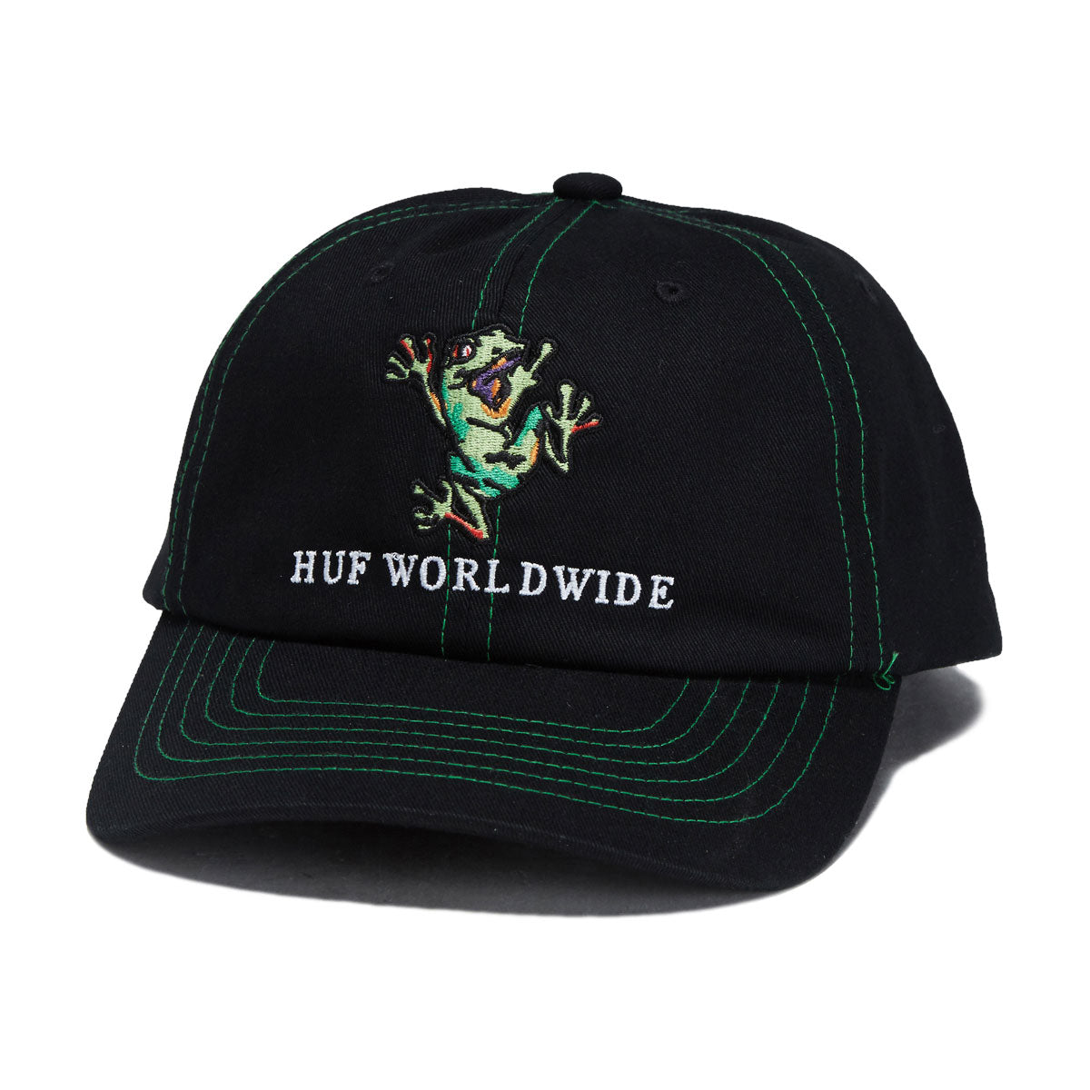 HUF Stuck On You 6 Panel CV Hat - Black image 1