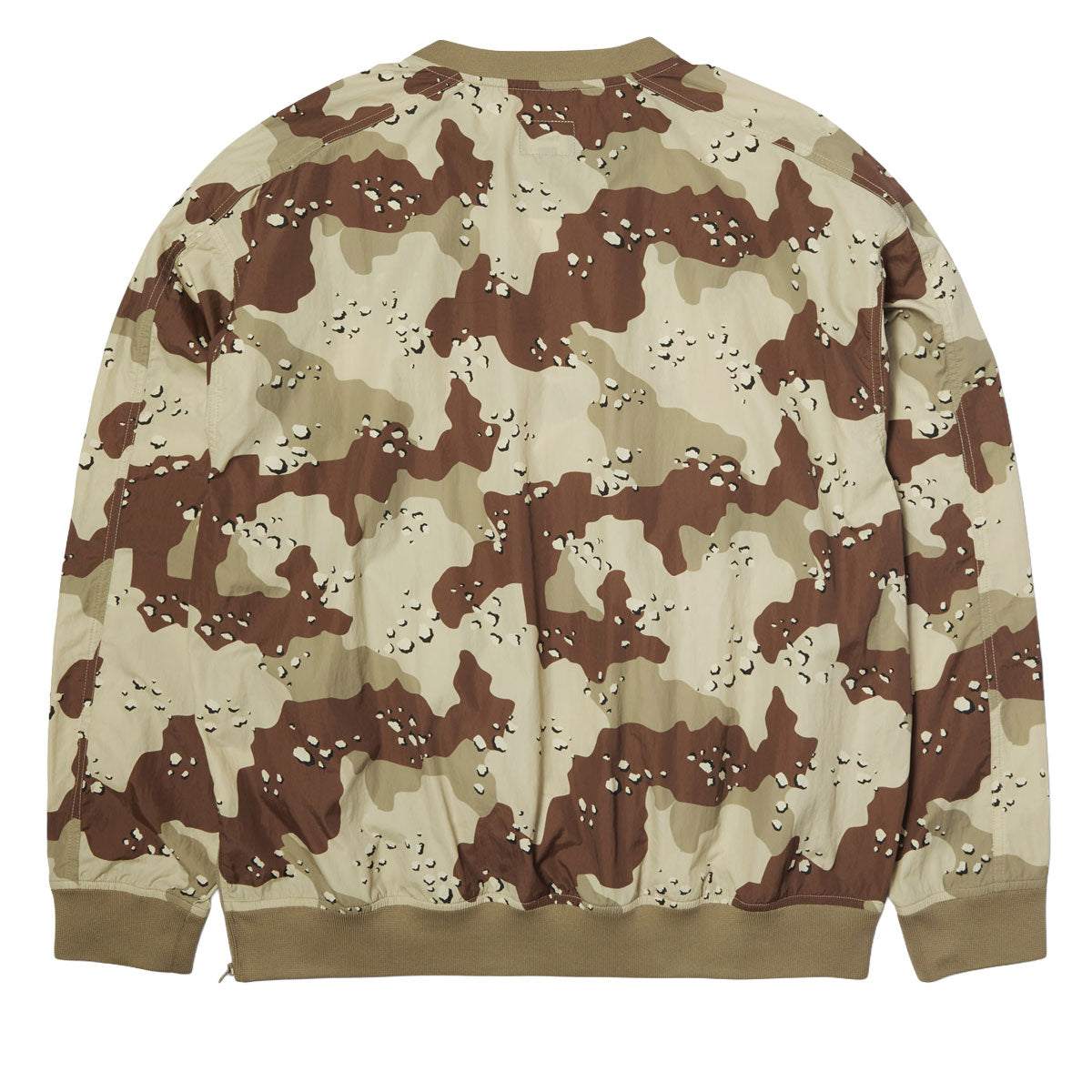 HUF 89 Pullover Camo Long Sleeve Wind Shirt - Brown image 2
