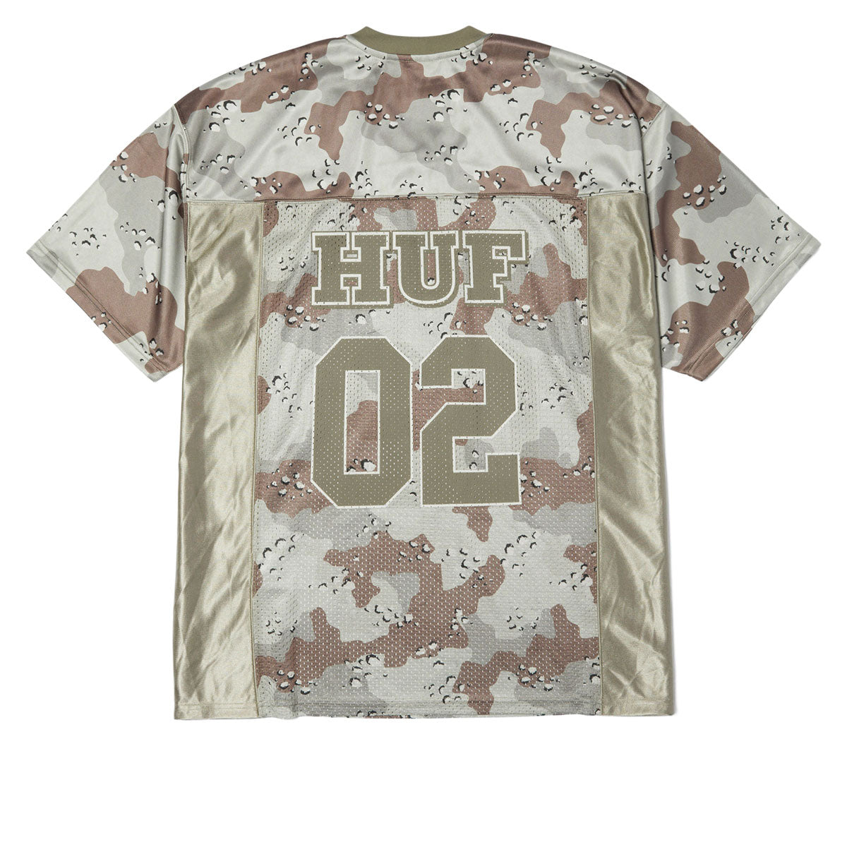 HUF Camo Football Jersey - Brown image 2