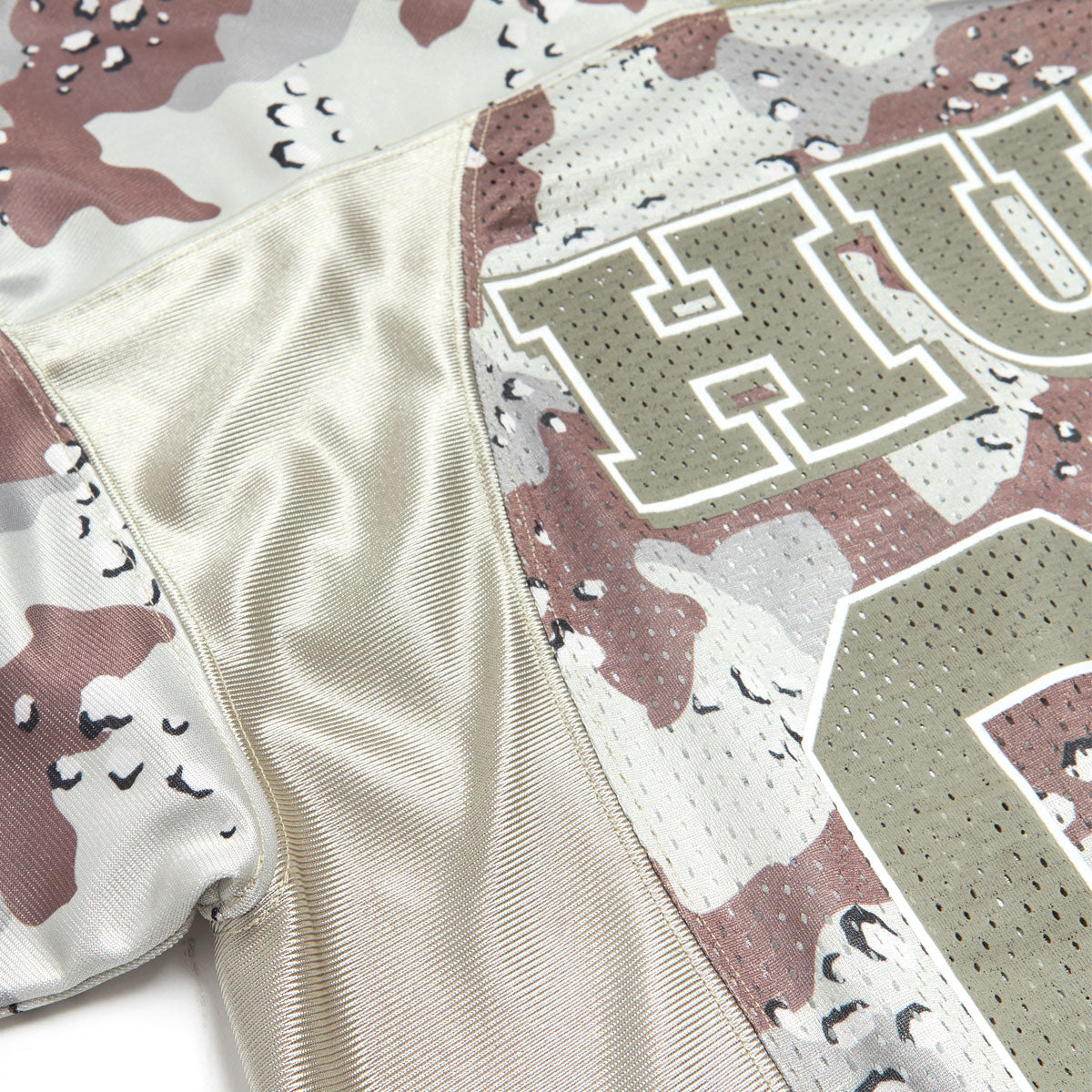 HUF Camo Football Jersey - Brown image 4