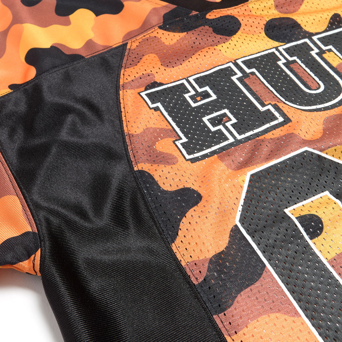 HUF Camo Football Jersey - Lava image 4