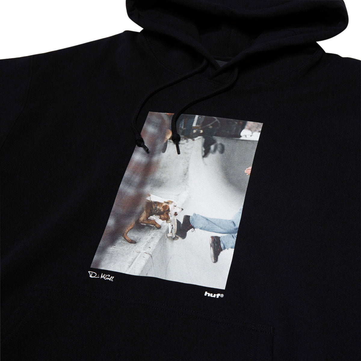 HUF The Angels Fly Hoodie - Black image 3