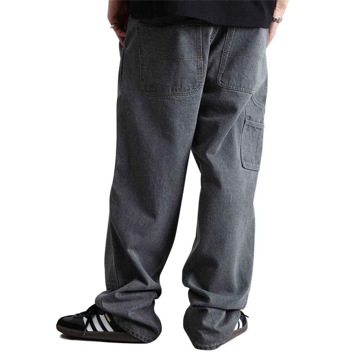 HUF Kinda Loose Double Knee Jeans - Frost Gray image 3