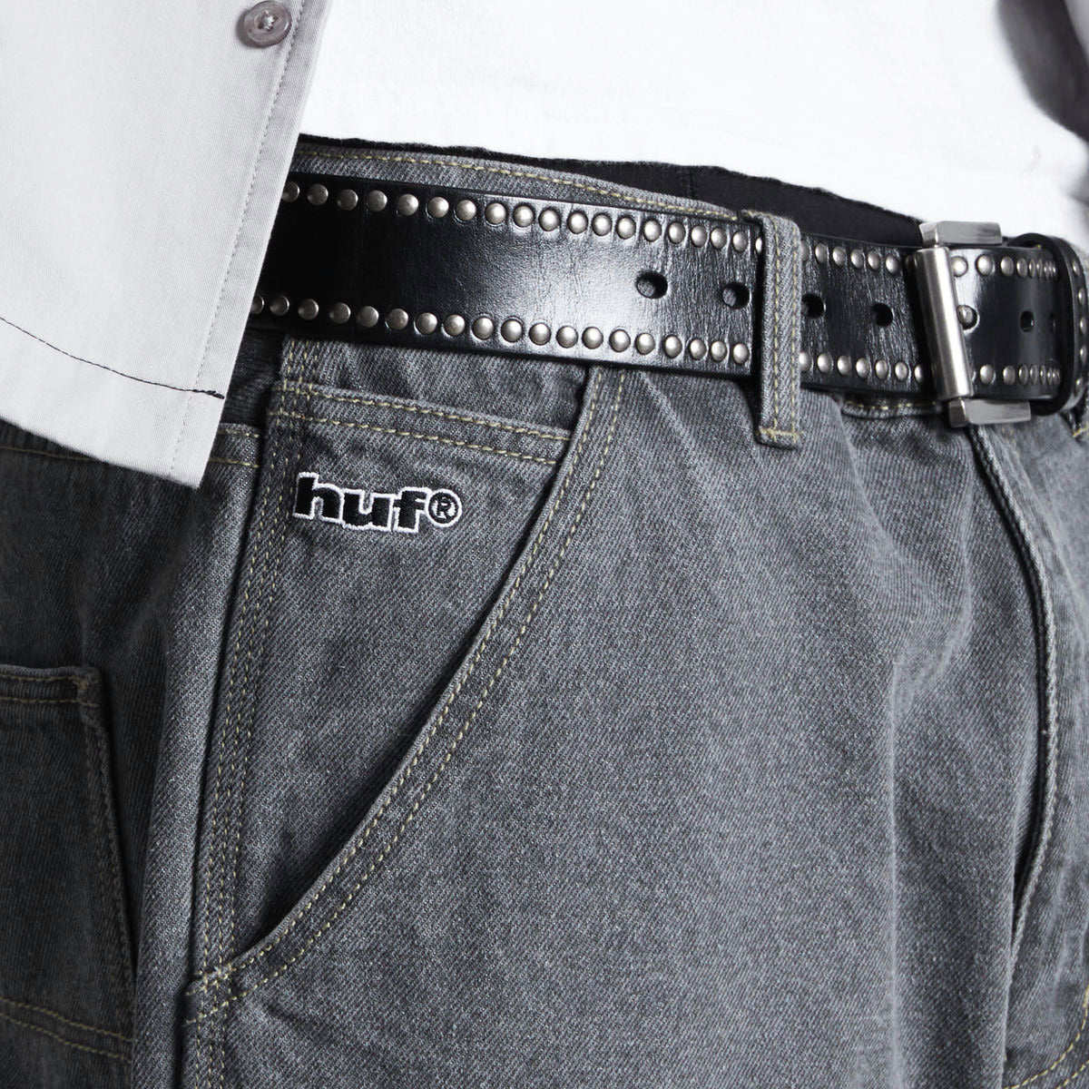 HUF Kinda Loose Double Knee Jeans - Frost Gray image 5