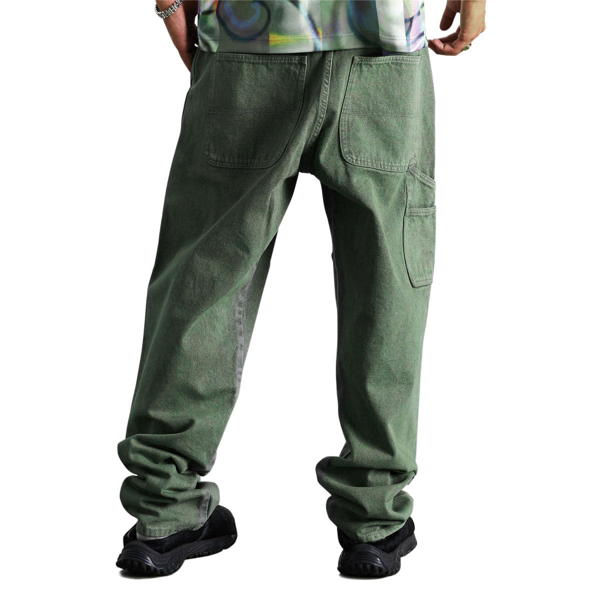 HUF Kinda Loose Double Knee Jeans - Mist Green image 3