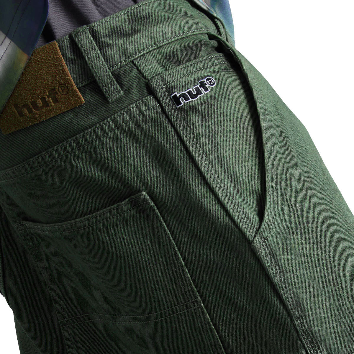 HUF Kinda Loose Double Knee Jeans - Mist Green image 5