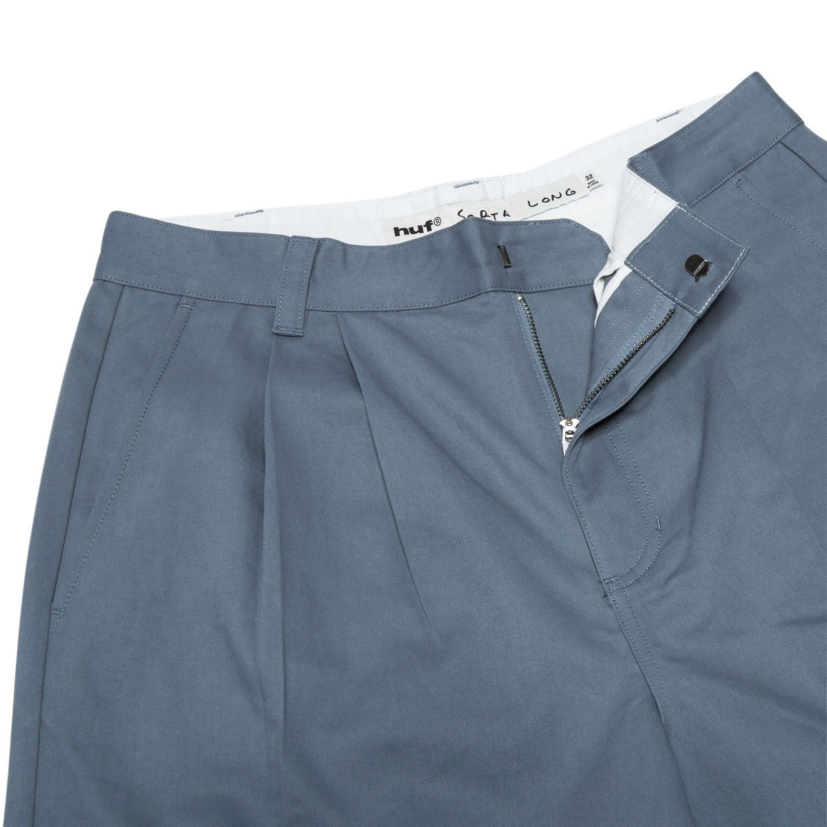 HUF Sorta Long Chino Shorts - Oil Blue image 4