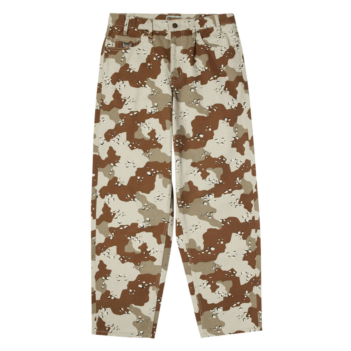 HUF Cromer Camo Jeans - Brown image 1