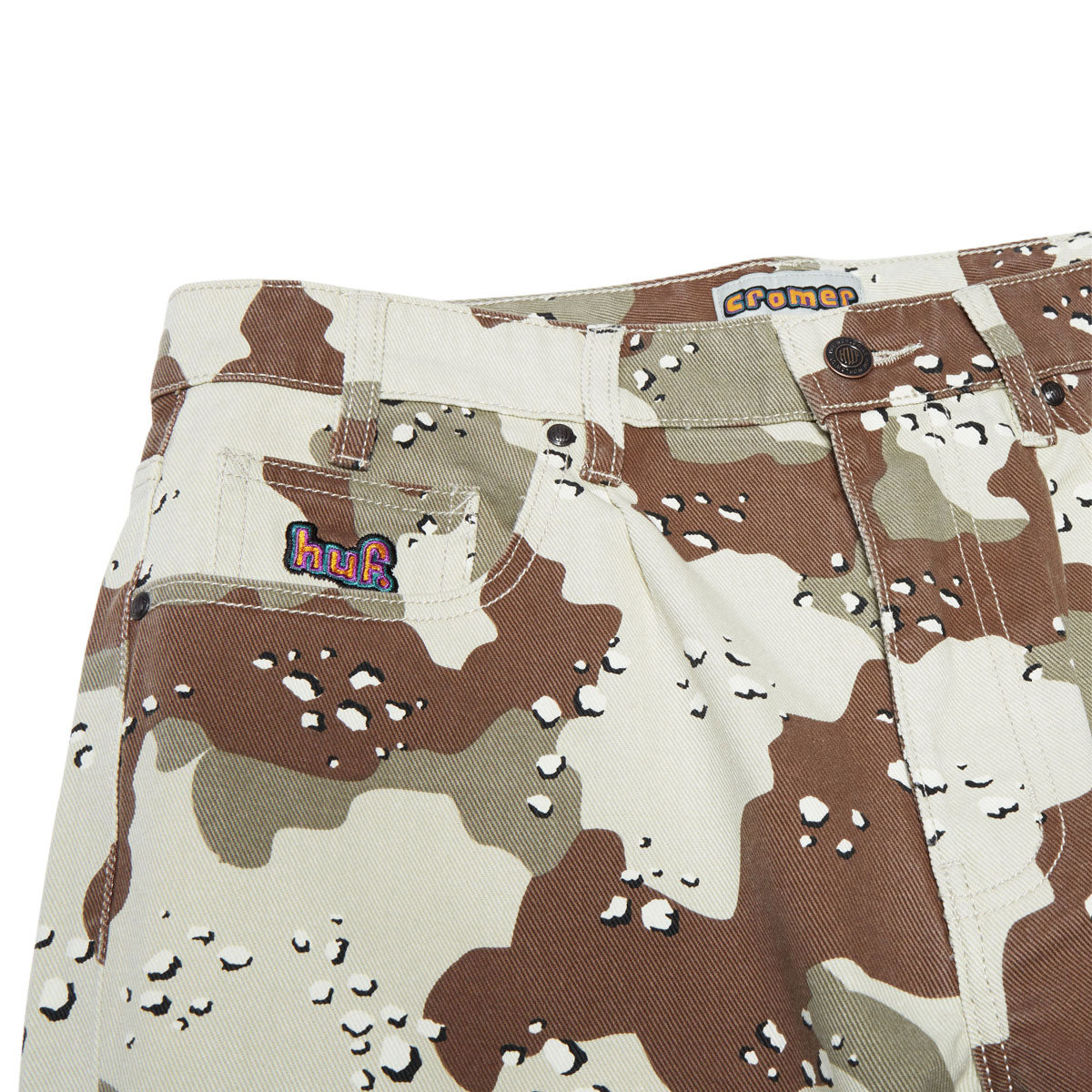 HUF Cromer Camo Jeans - Brown image 3