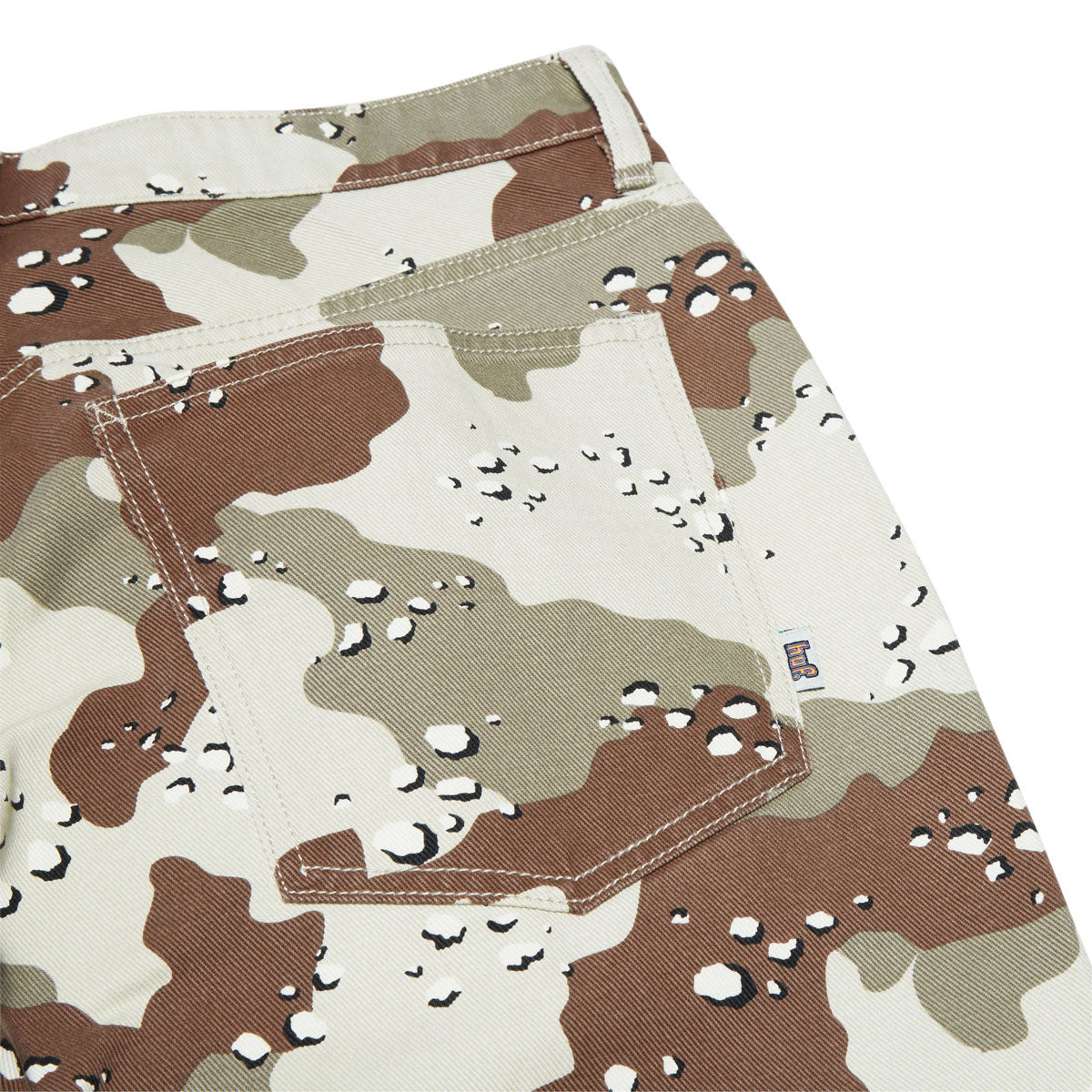 HUF Cromer Camo Jeans - Brown image 4
