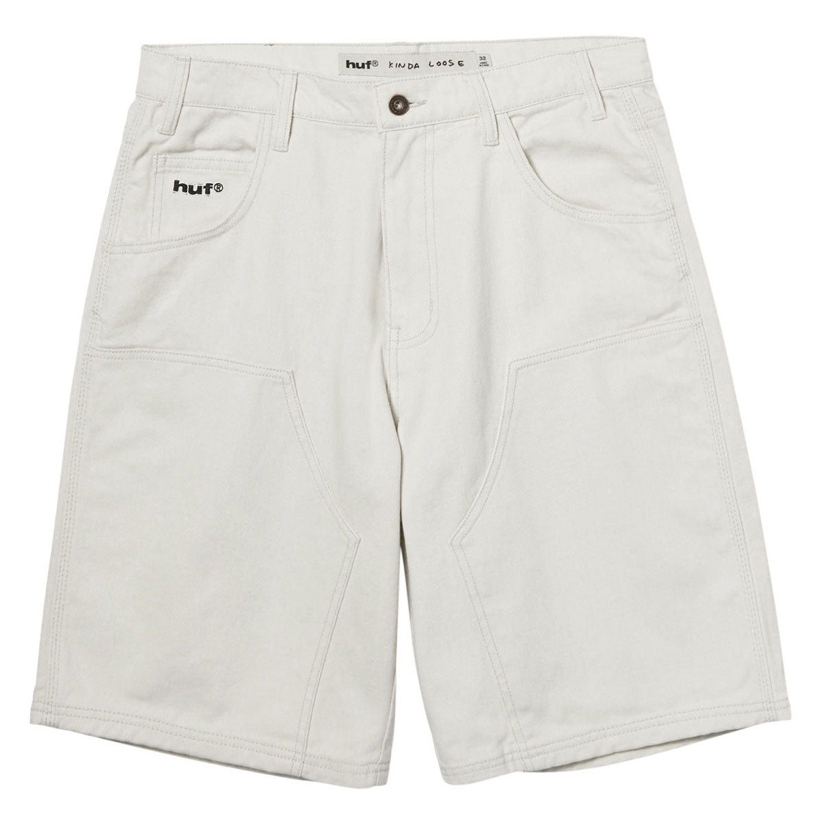 HUF Kinda Loose Double Knee Shorts - Natural image 1