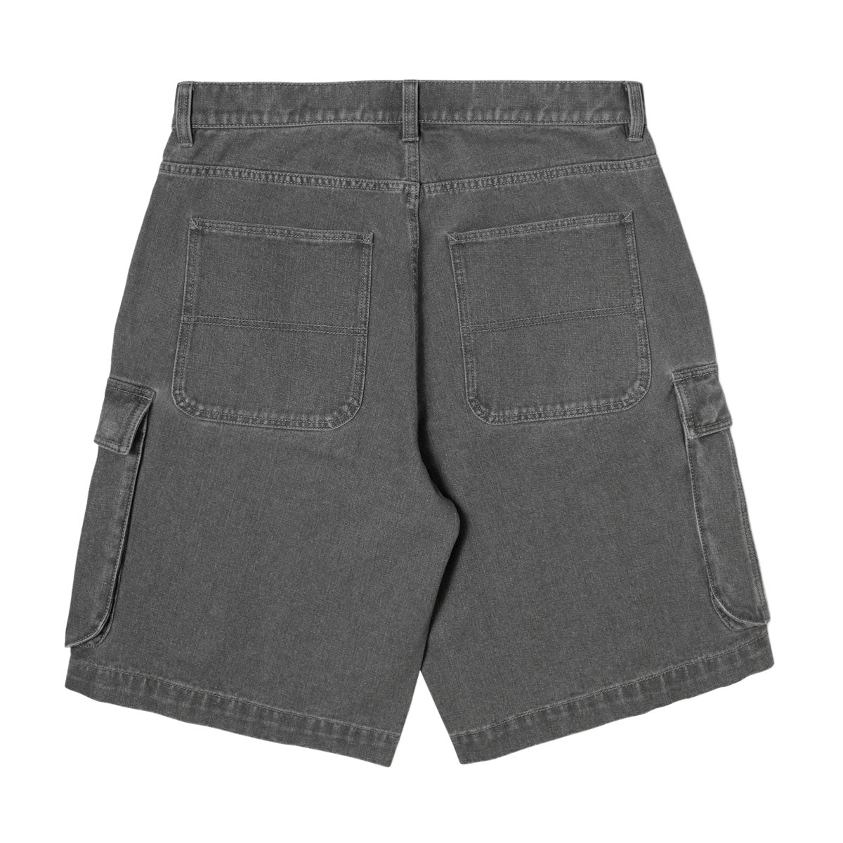 HUF Oval Denim Cargo Shorts - Frost Gray image 2