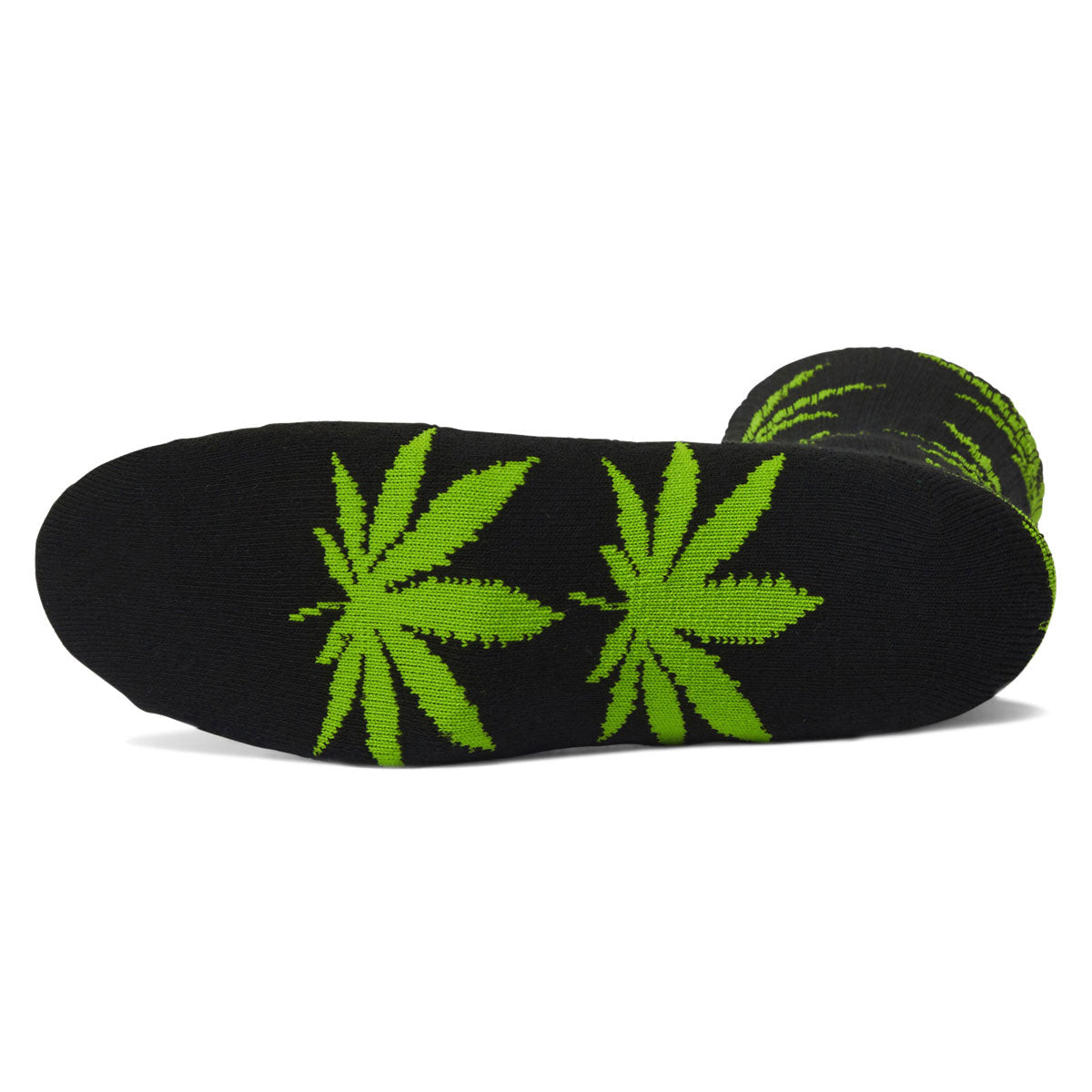 HUF OG Plantlife Socks - Black/Green image 2