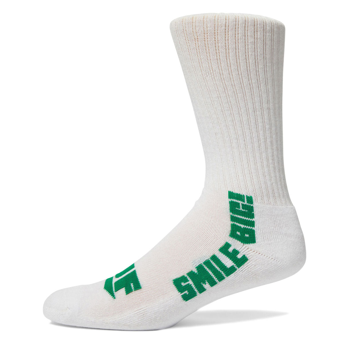HUF Big Smile Crew Socks - White image 2