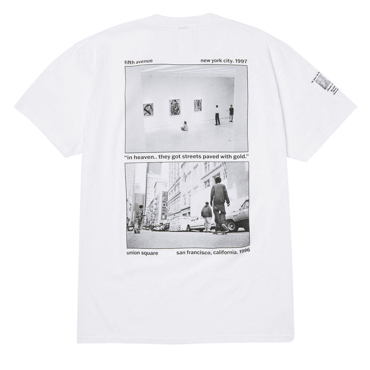 HUF Paved With Gold T-Shirt - White image 2
