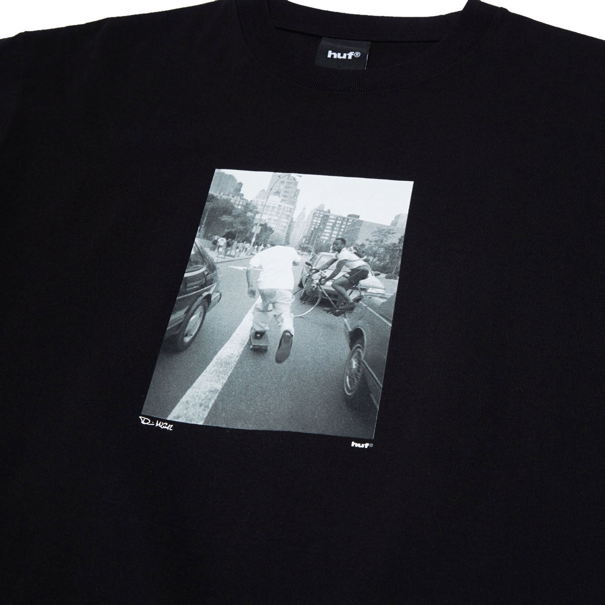 HUF Fight The Traffic T-Shirt - Black image 3