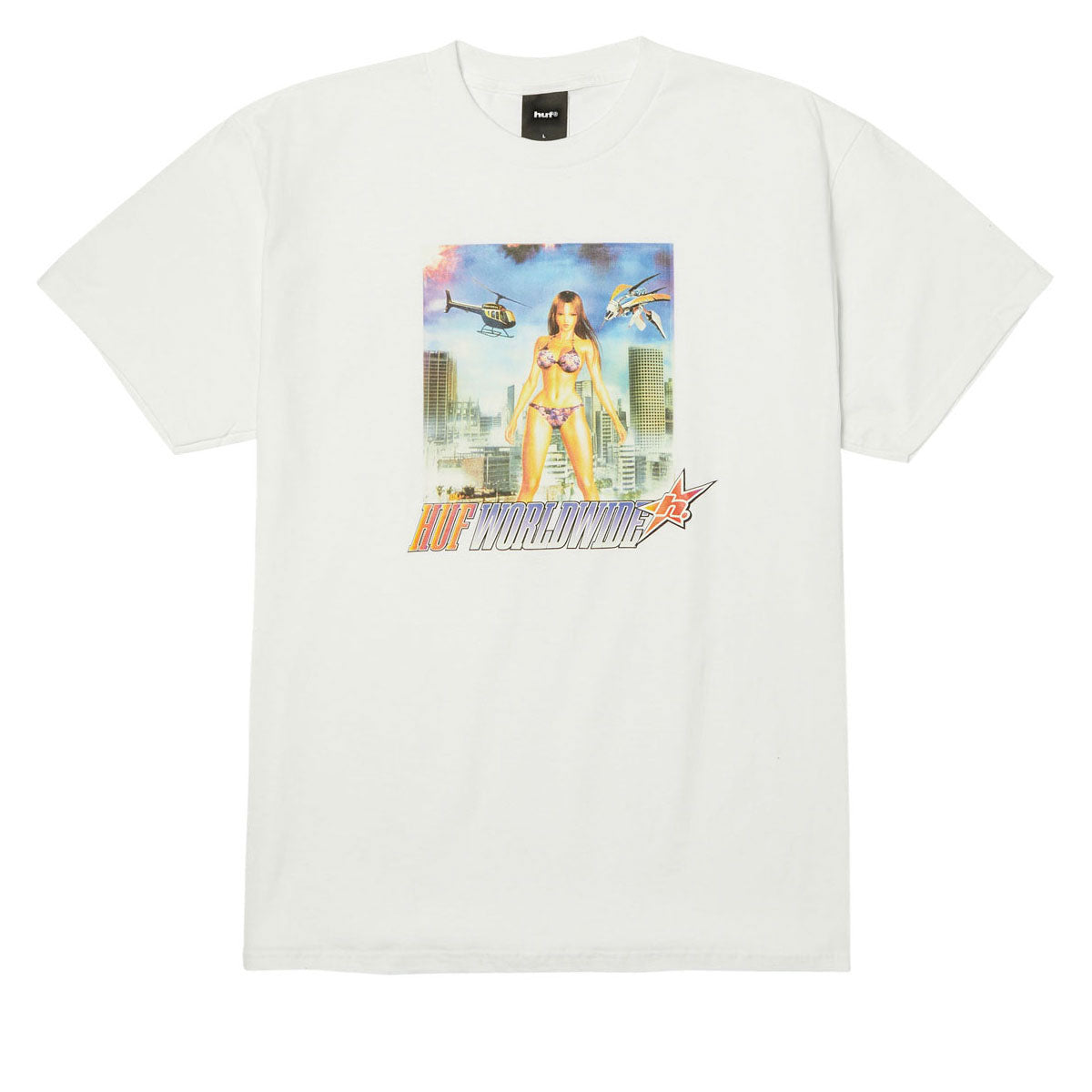 HUF In The Skies T-Shirt - White image 1