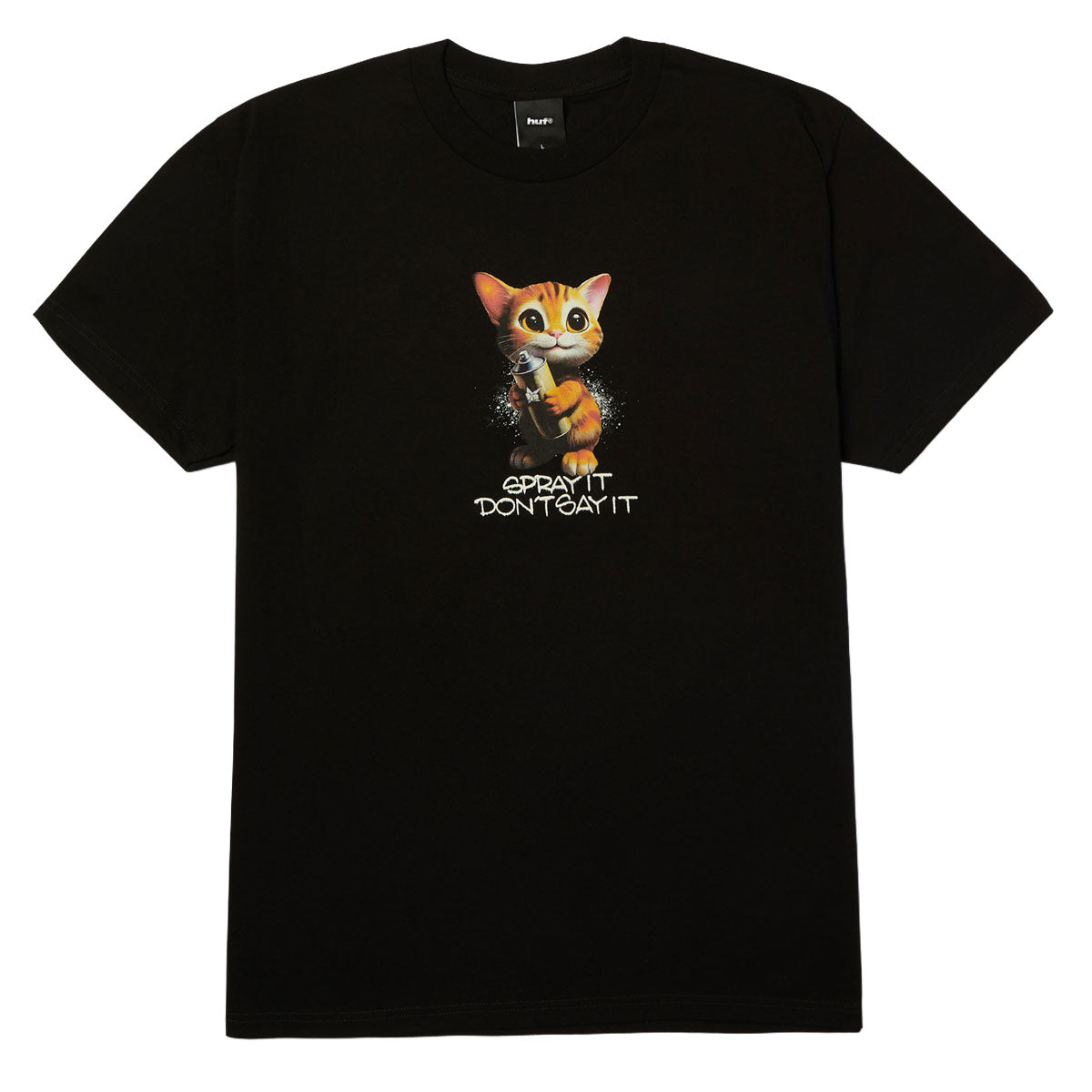 HUF Spray It T-Shirt - Black image 1