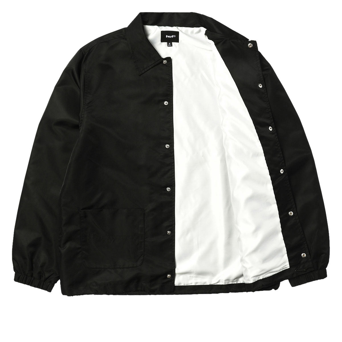 HUF 89 Coaches Jacket - Black/White image 3