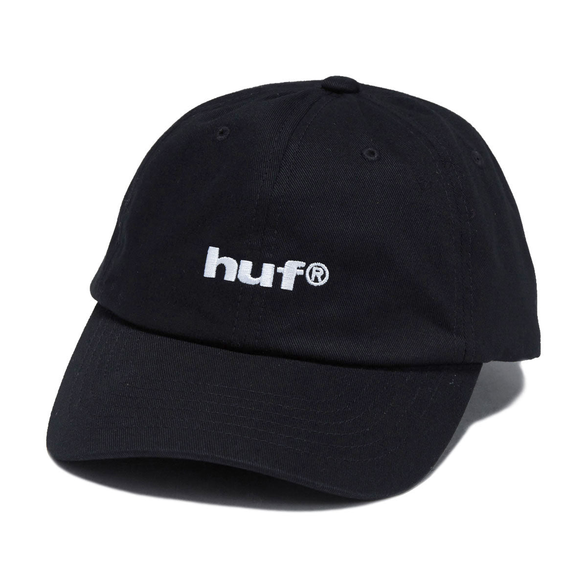 HUF 89 Embroidered 6 Panel CV Hat - Black/White image 1