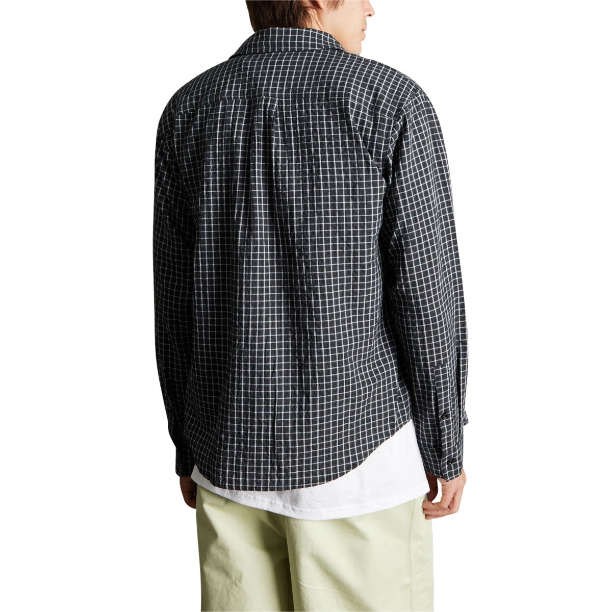 HUF Megablast Long Sleeve Woven Shirt - Black image 3