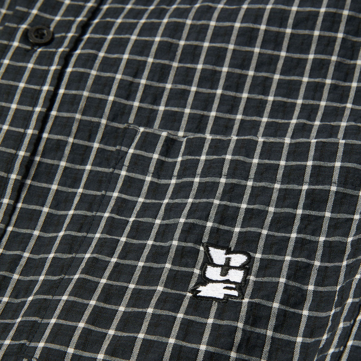 HUF Megablast Long Sleeve Woven Shirt - Black image 5