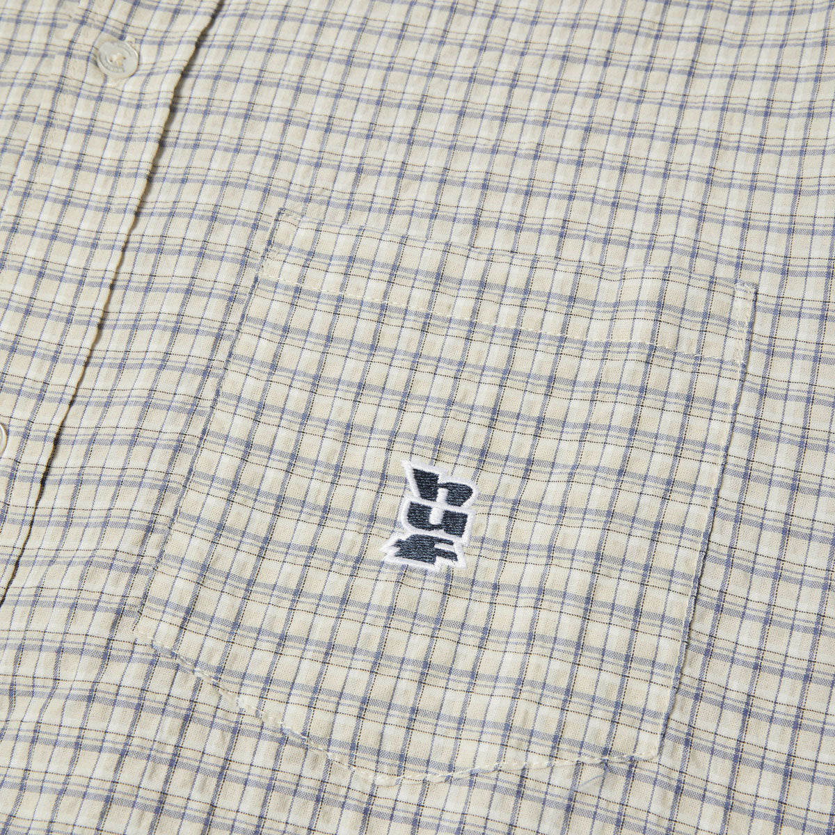 HUF Megablast Long Sleeve Woven Shirt - Natural image 5