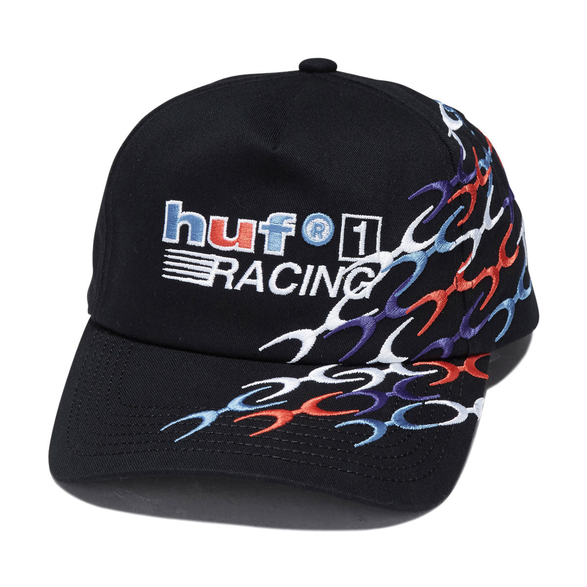 HUF One Racing 5 Panel Hat - Black image 1