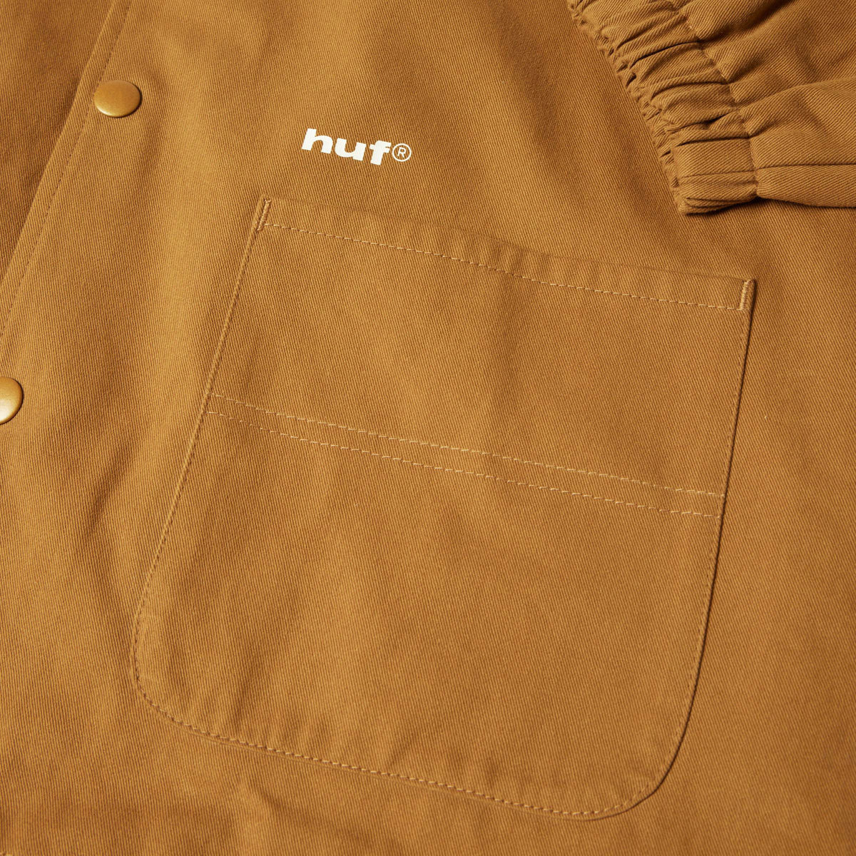 HUF 89 Twill Coaches Jacket - Rubber/White image 3