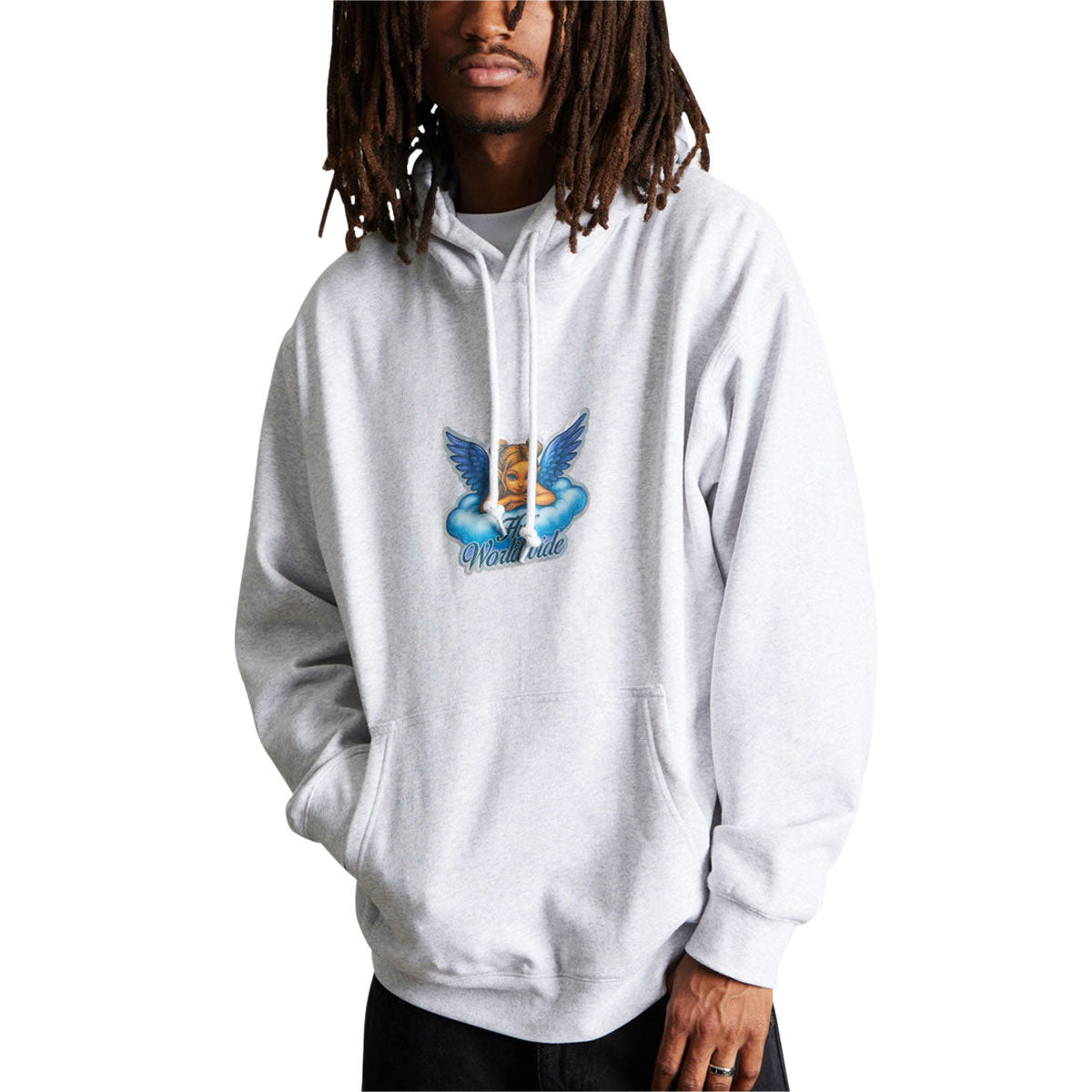 HUF Bliss Hoodie - Heather Grey image 2