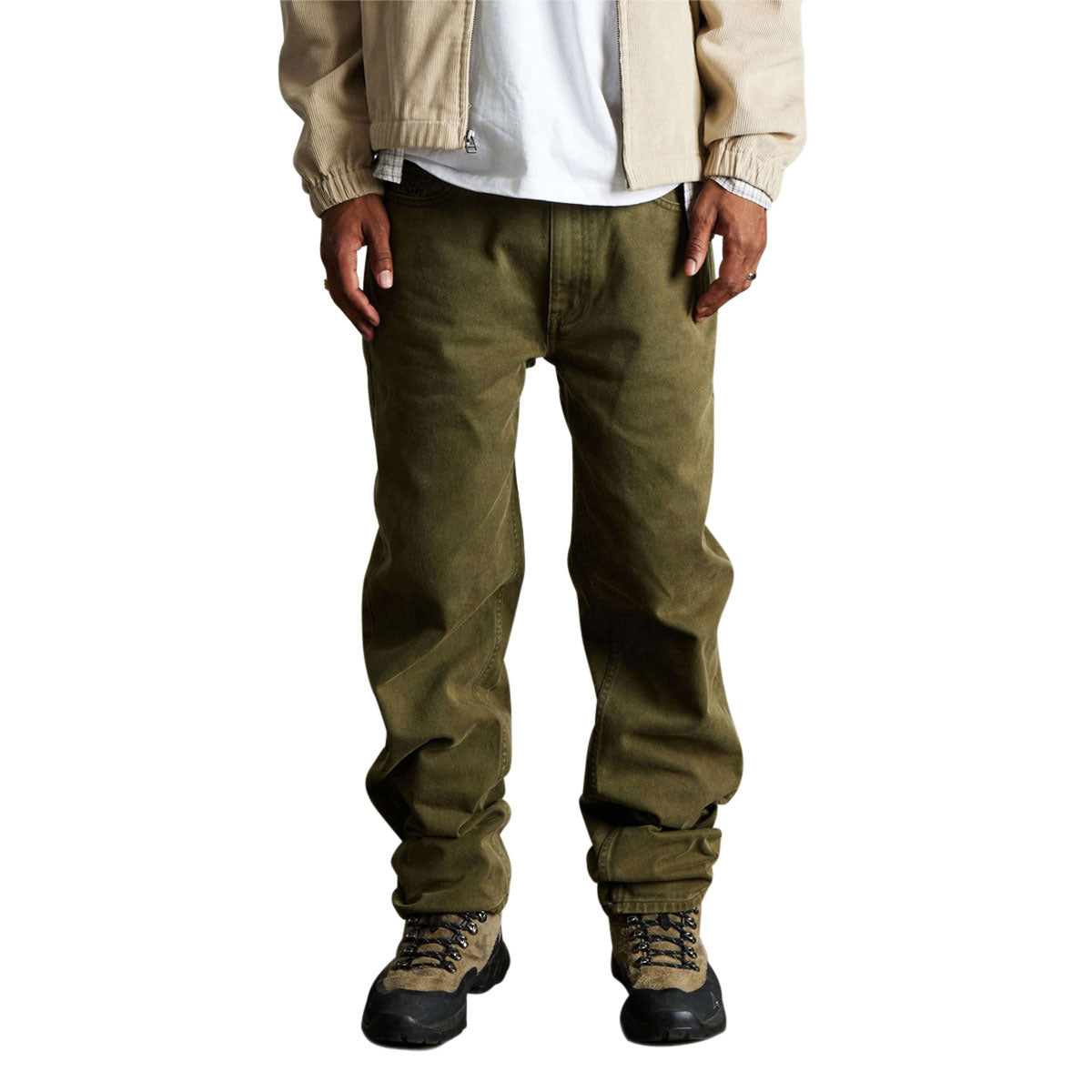 HUF Basic Ass Jeans - Dried Herb image 2