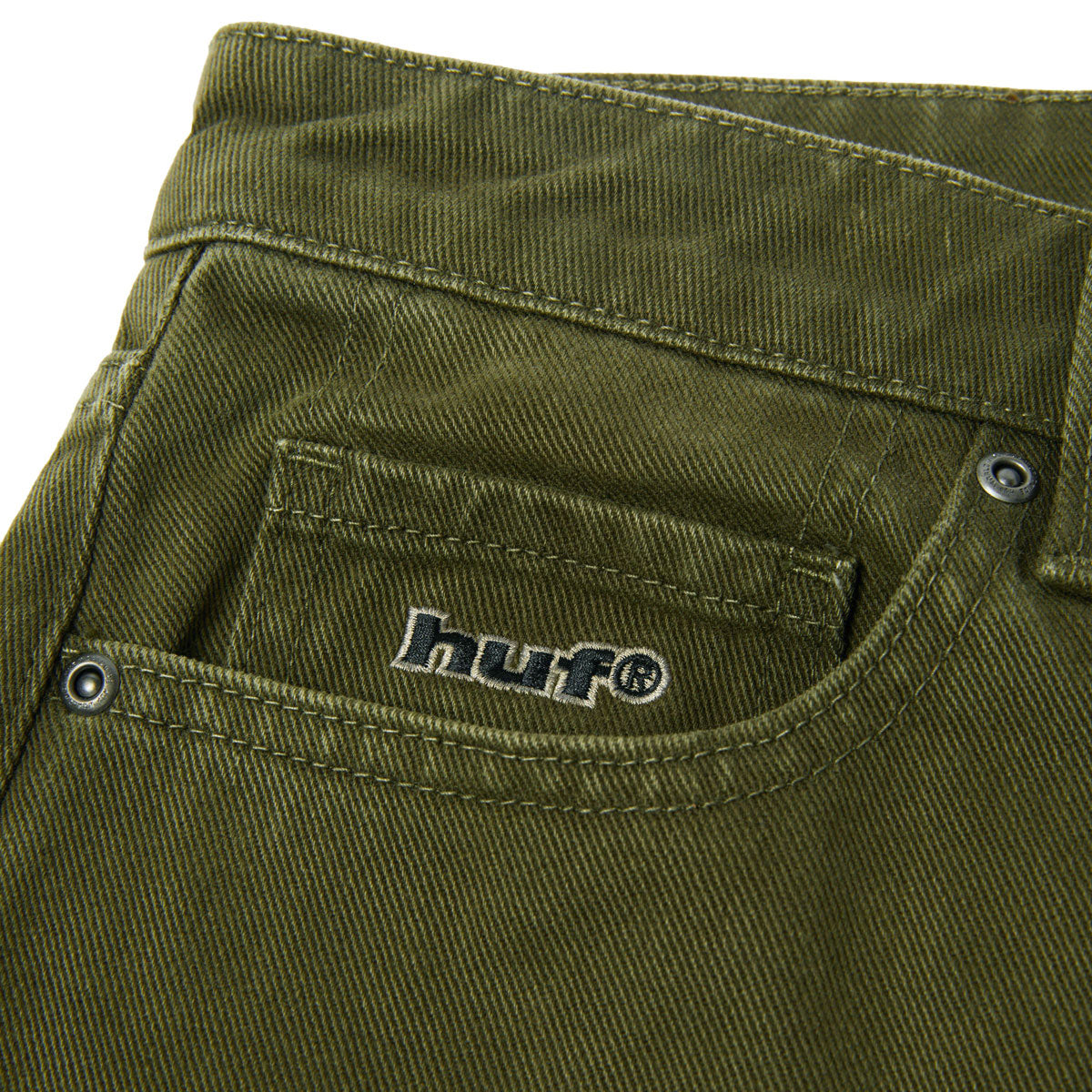 HUF Basic Ass Jeans - Dried Herb image 4