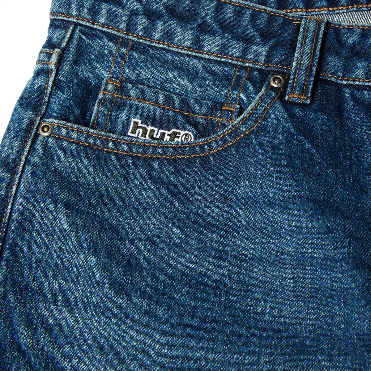 HUF Basic Ass Jeans - Medium Stone Wash image 5