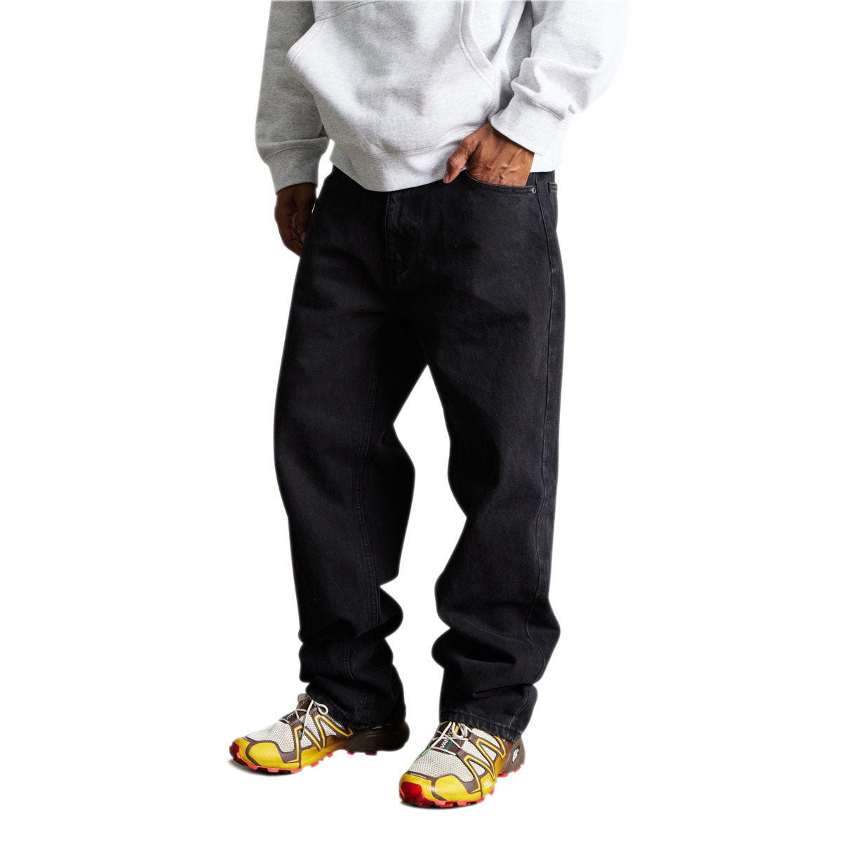 HUF Basic Ass Jeans - Washed Black image 2