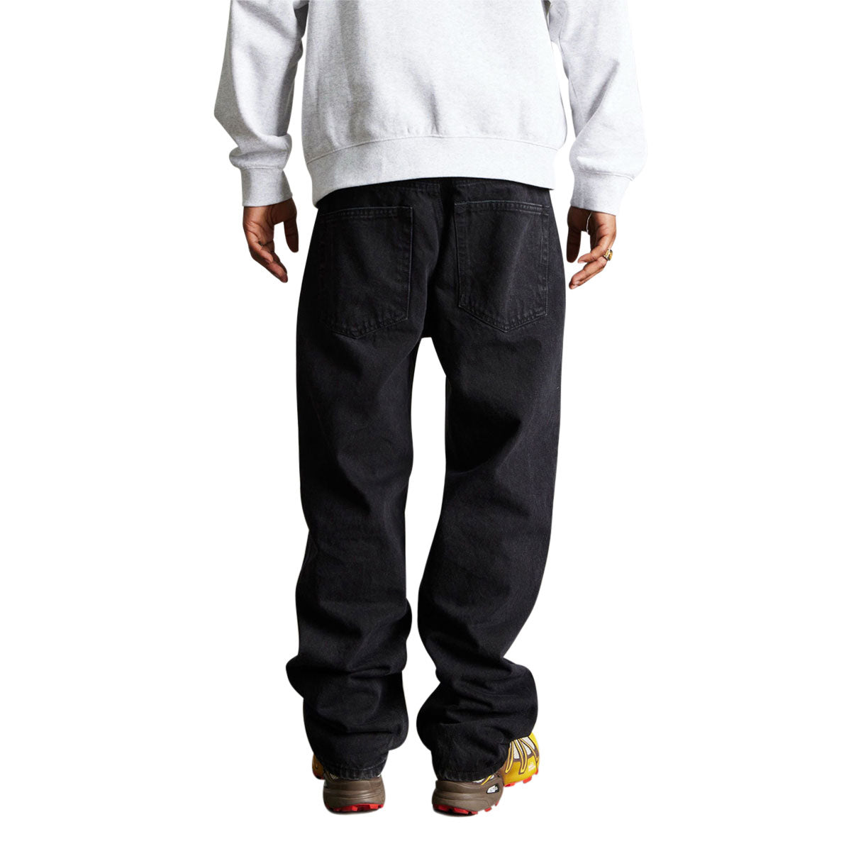 HUF Basic Ass Jeans - Washed Black image 3