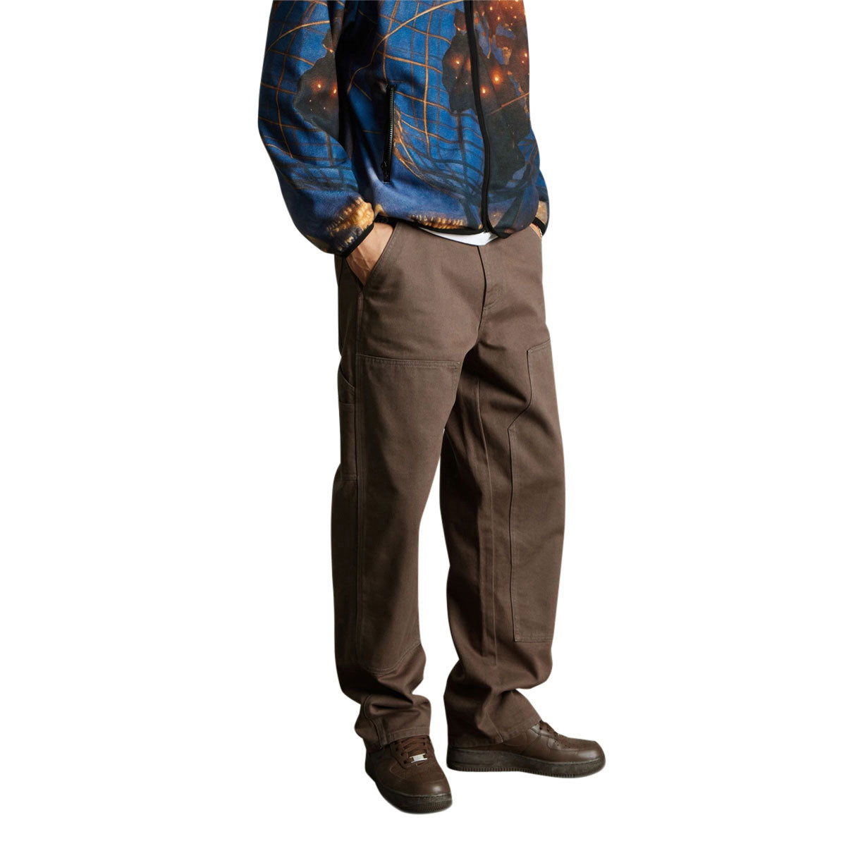 HUF Kinda Loose Double Knee Jeans - Bark image 3