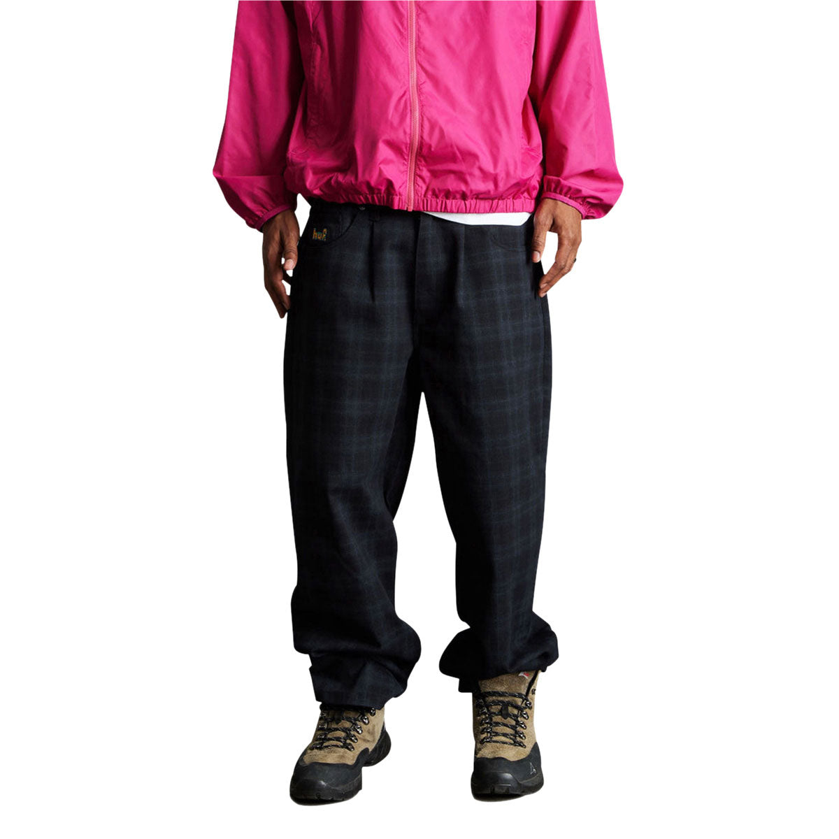 HUF Cromer Plaid Jeans - Black image 2