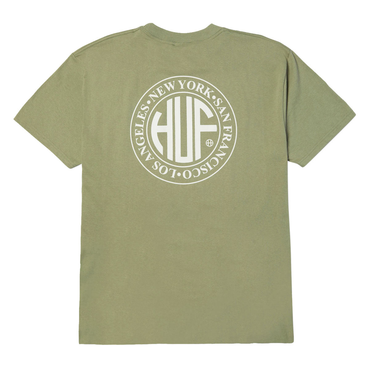 HUF Regional T-Shirt - Desert Green/White image 2