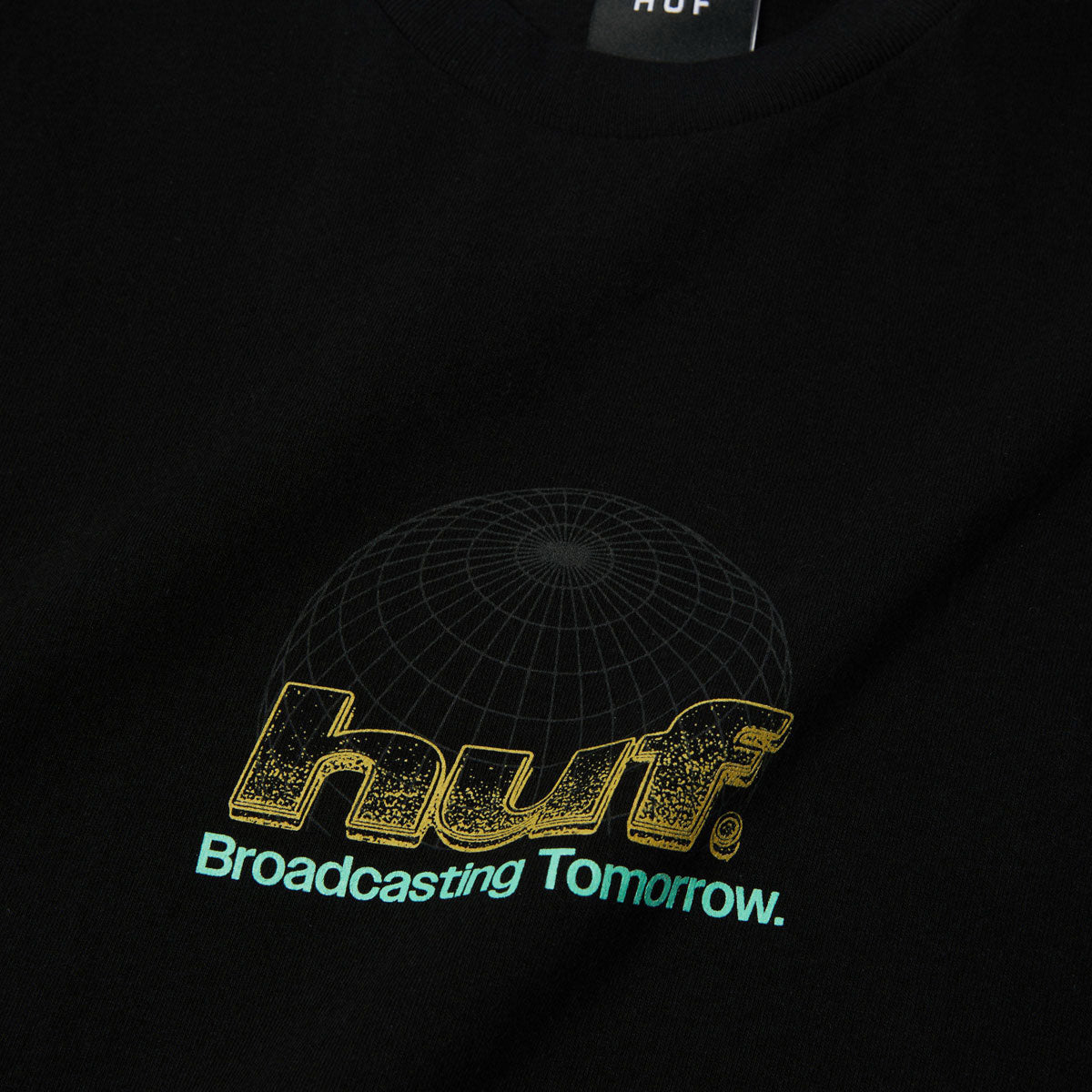 HUF Worldwide Network T-Shirt - Black image 3