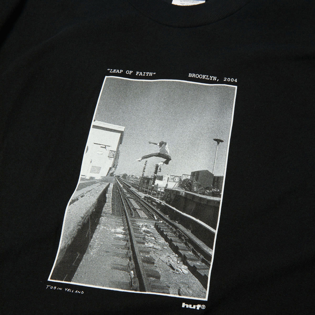 HUF Taking The Leap T-Shirt - Black image 3