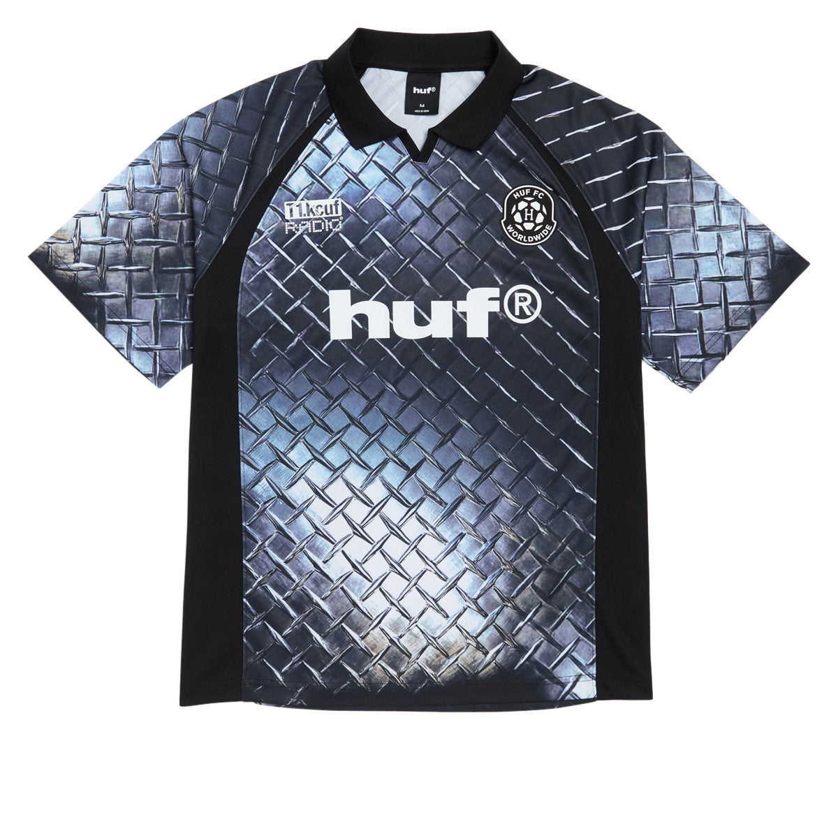 HUF Diamond Plate Jersey - Black image 1