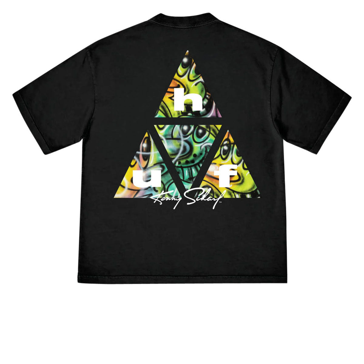 HUF x Kenny Scharf Multitud TT T-Shirt - Black image 1