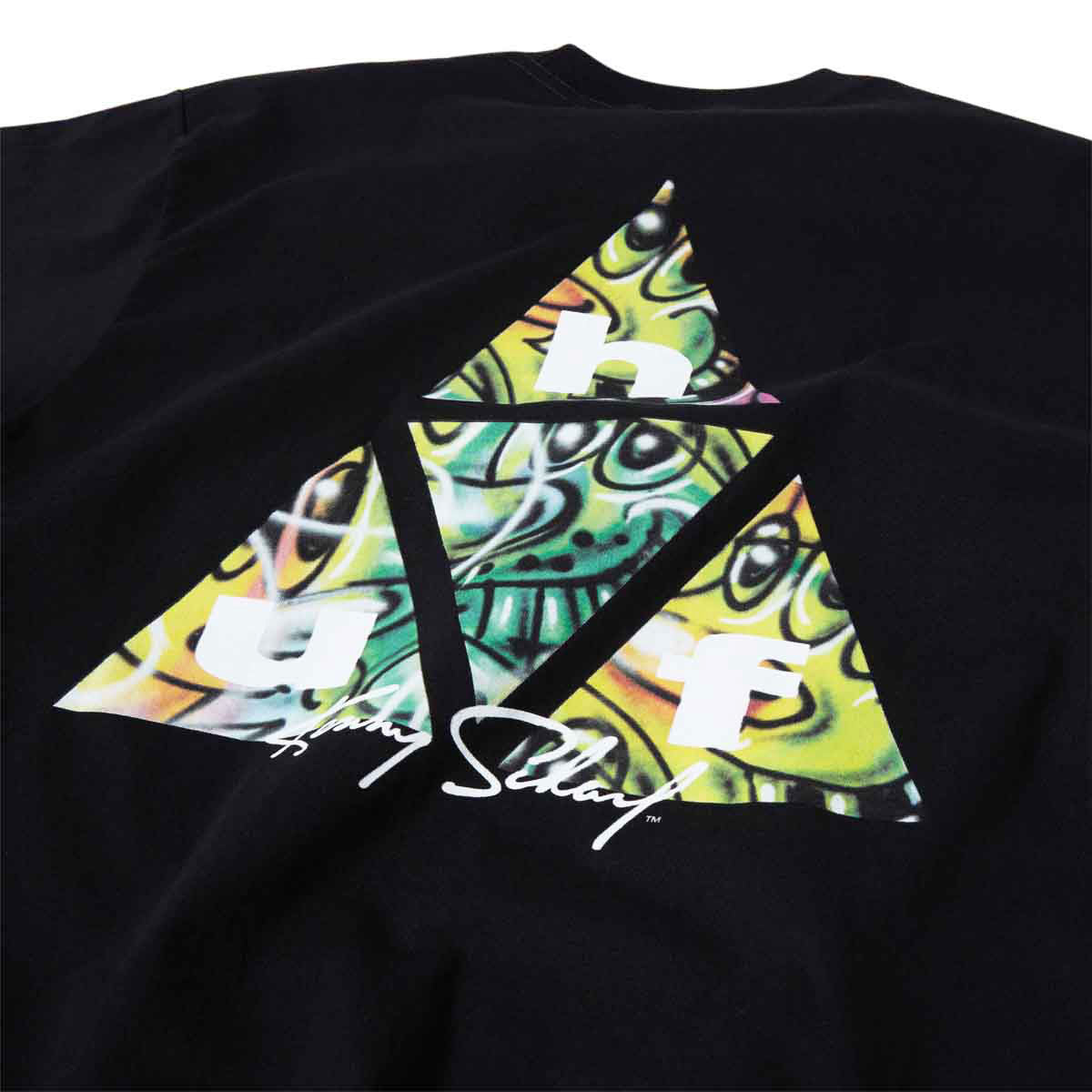 HUF x Kenny Scharf Multitud TT T-Shirt - Black image 4