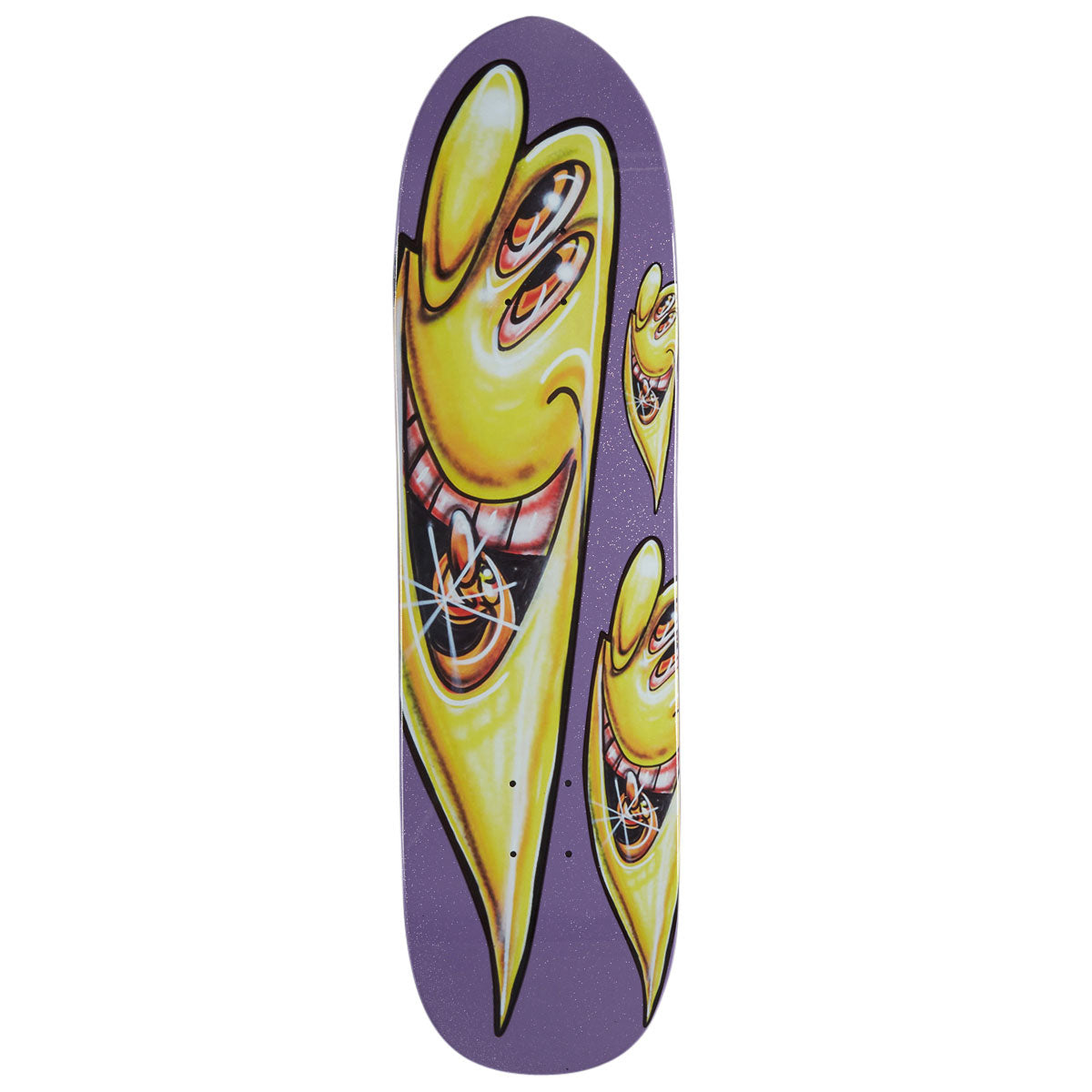 HUF Karbombz Cruiser Skateboard Deck - Purple - 8.50