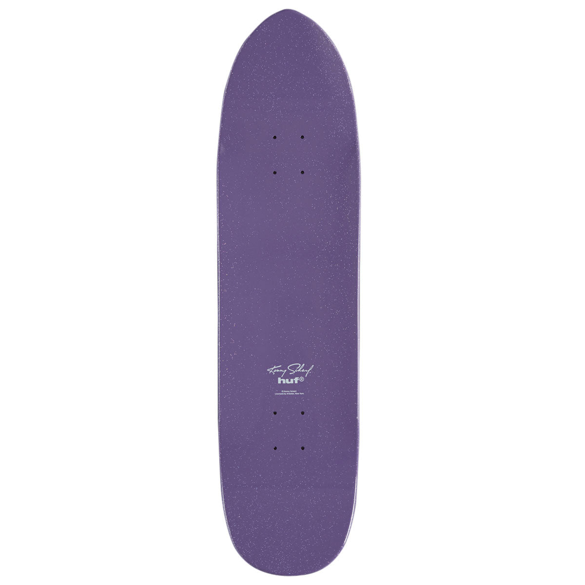 HUF Karbombz Cruiser Skateboard Deck - Purple - 8.50