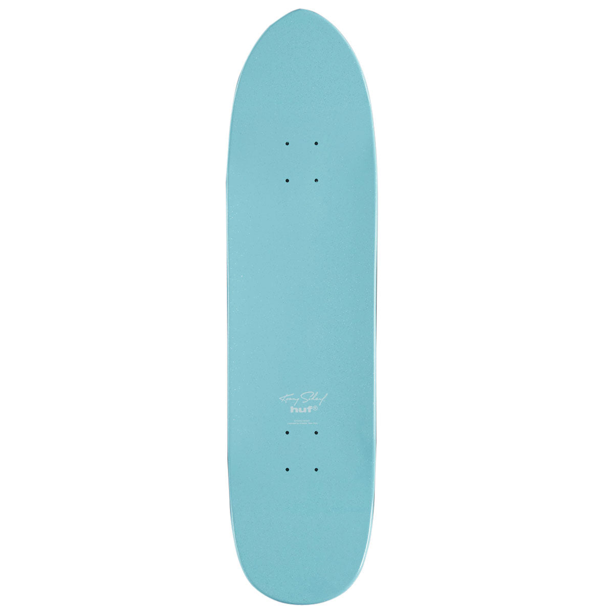 HUF Karbombz Cruiser Skateboard Deck - Teal - 8.50