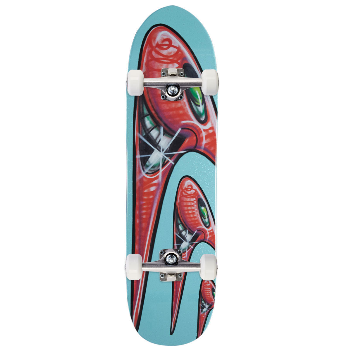 HUF Karbombz Cruiser Skateboard Complete - Teal - 8.50