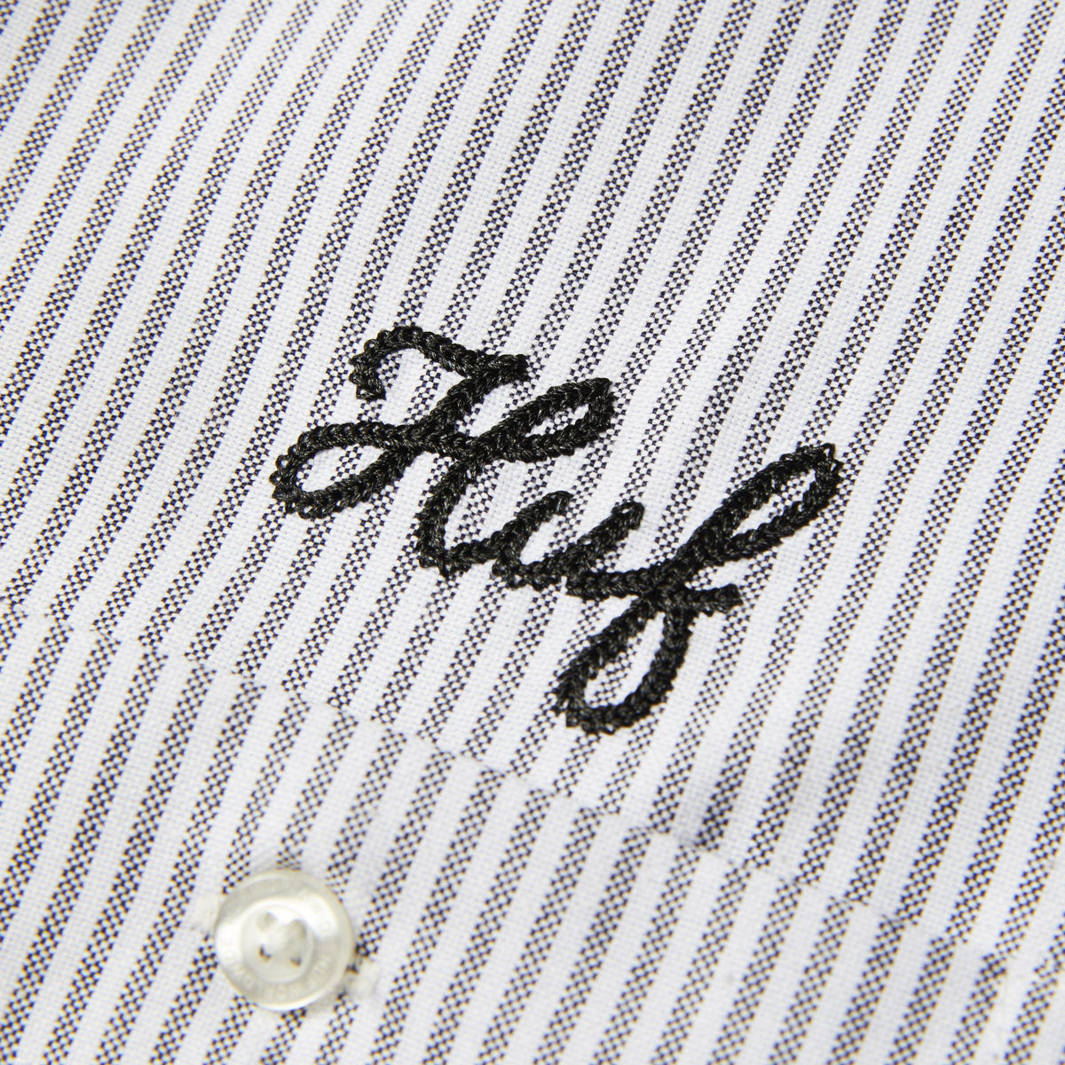 HUF x Spitfire Union Layered Work Shirt - Black/White image 4